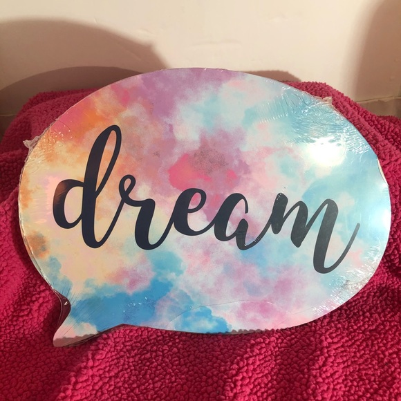 Other - “Dream” Talk Bubble Wall Plaque